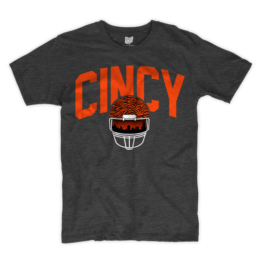 Cincy Skyline Charcoal T-shirt