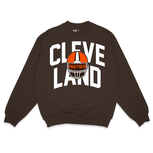 Cleveland Skyline Brown Sweatshirt
