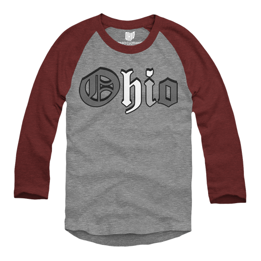 Ohio Raglan (Maroon)