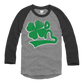 Clover Raglan (with sparkly ink)